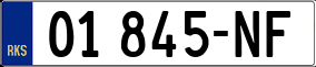 Truck License Plate